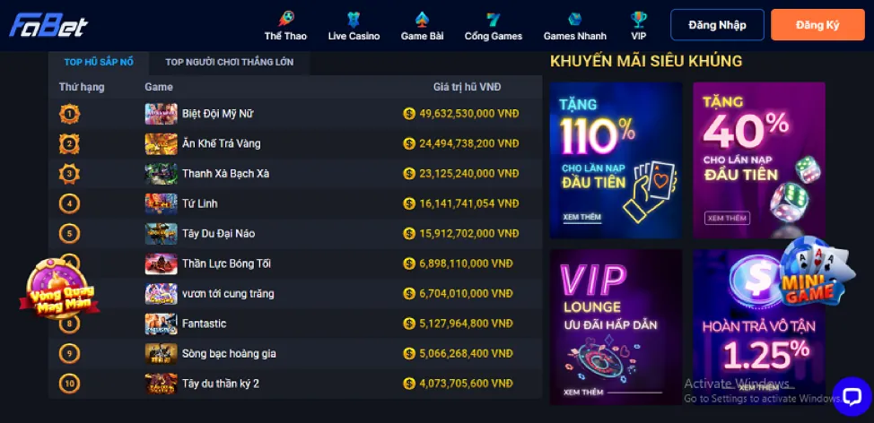 Quy trình rút tiền đơn giản và nhanh chóng tại onbet88 casino